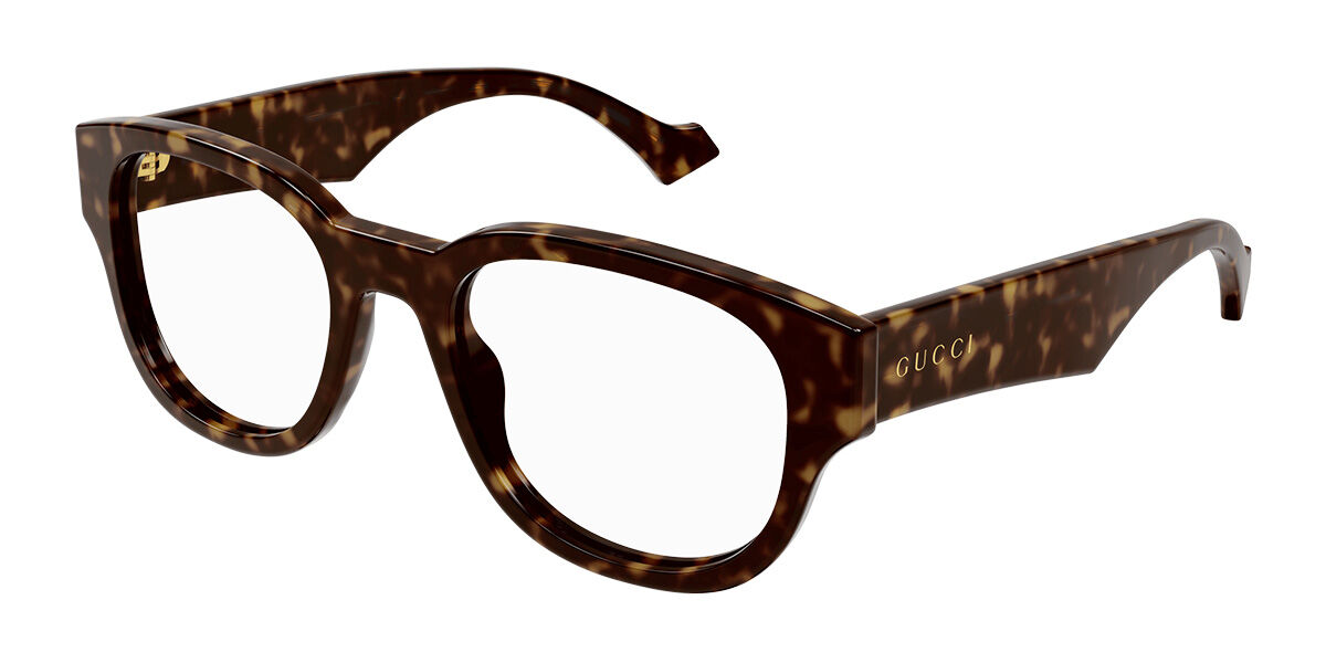 Image of Gucci GG1429O 002 Óculos de Grau Tortoiseshell Masculino BRLPT