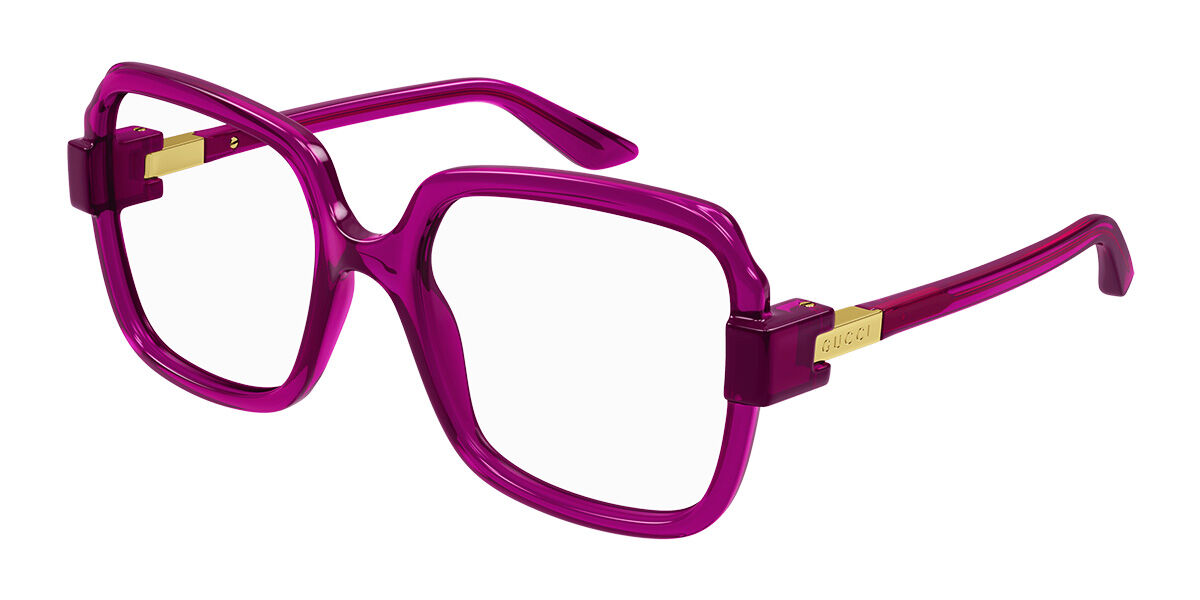 Image of Gucci GG1433O 003 Óculos de Grau Purple Feminino BRLPT