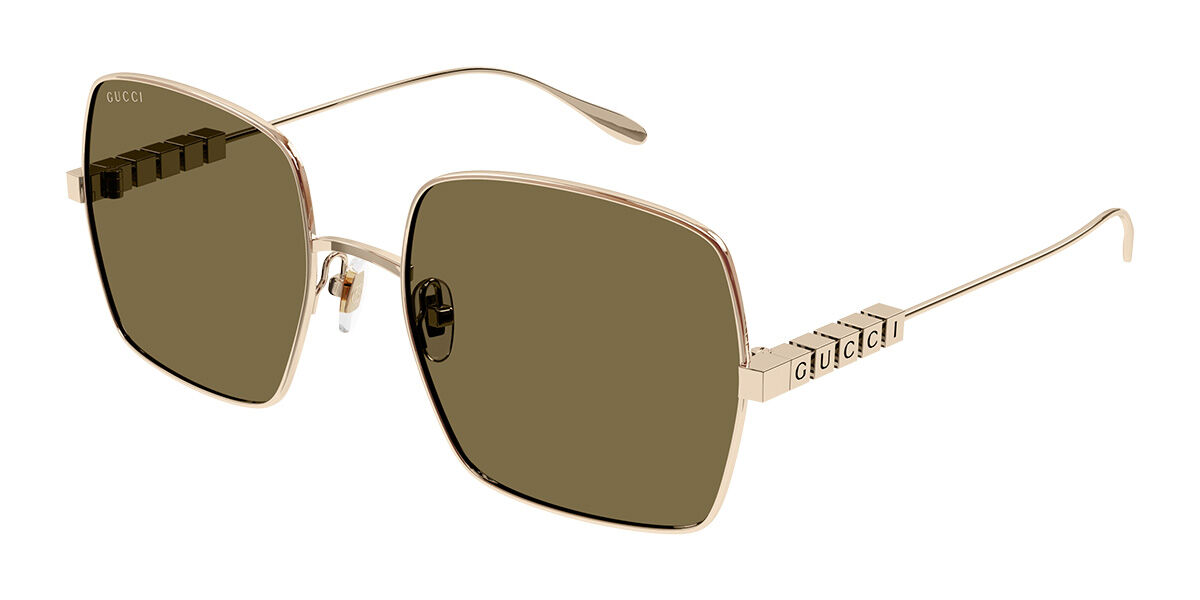 Image of Gucci GG1434S 002 Óculos de Sol Dourados Feminino PRT