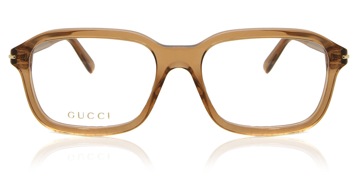 Image of Gucci GG1446O 004 Óculos de Grau Marrons Masculino BRLPT