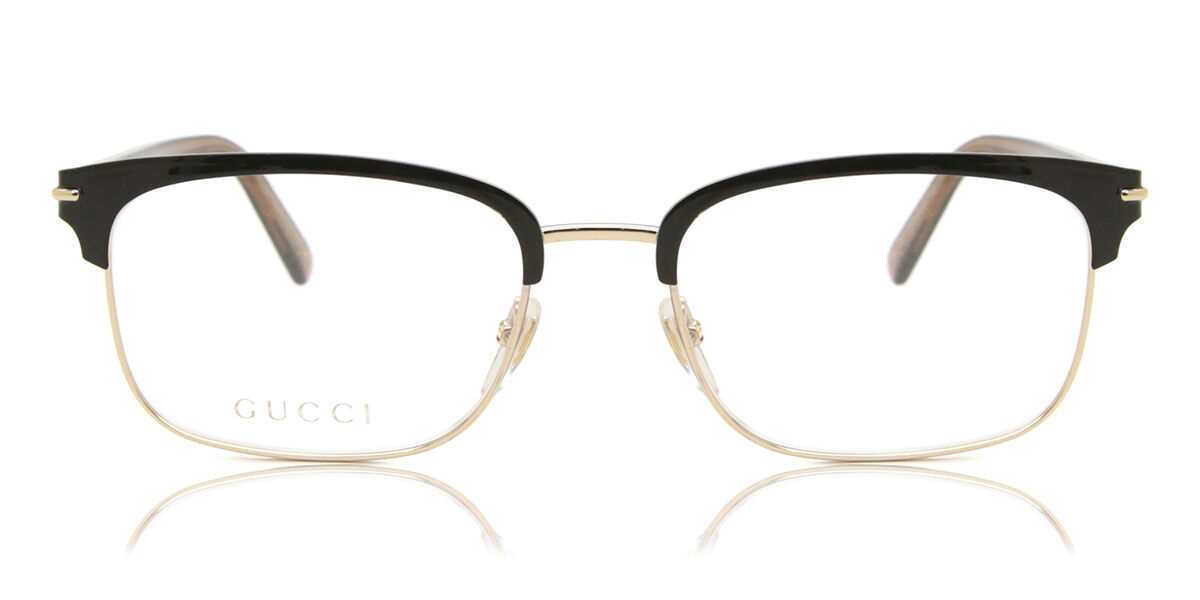 Image of Gucci GG1448O 002 Óculos de Grau Dourados Masculino PRT