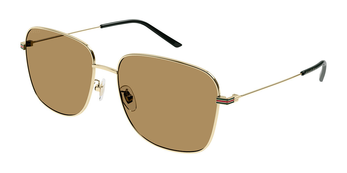 Image of Gucci GG1464SA Asian Fit 002 Óculos de Sol Dourados Masculino PRT