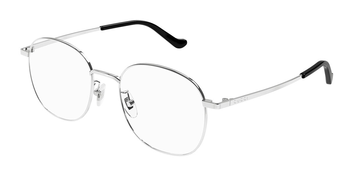 Image of Gucci GG1469OA Asian Fit 002 Óculos de Grau Prata Feminino PRT