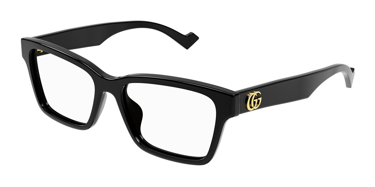 Image of Gucci GG1476OK Asian Fit 001 Óculos de Grau Pretos Feminino PRT