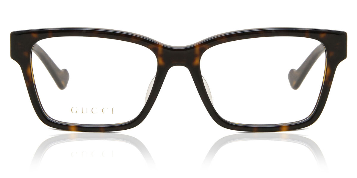 Image of Gucci GG1476OK Asian Fit 002 55 Tortoiseshell Damskie Okulary Korekcyjne PL