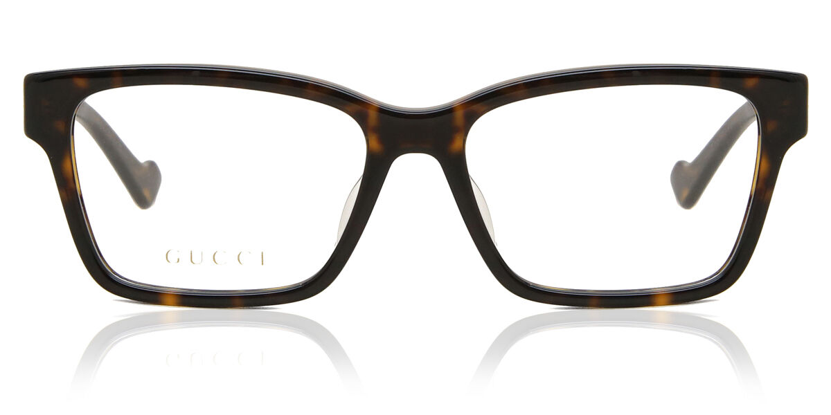 Image of Gucci GG1476OK Formato Asiático 002 Óculos de Grau Tortoiseshell Feminino BRLPT