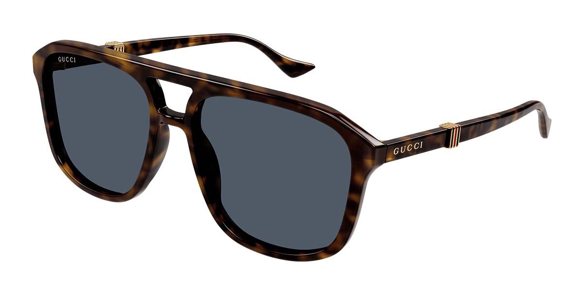 Image of Gucci GG1494S 002 57 Lunettes De Soleil Homme Tortoiseshell FR