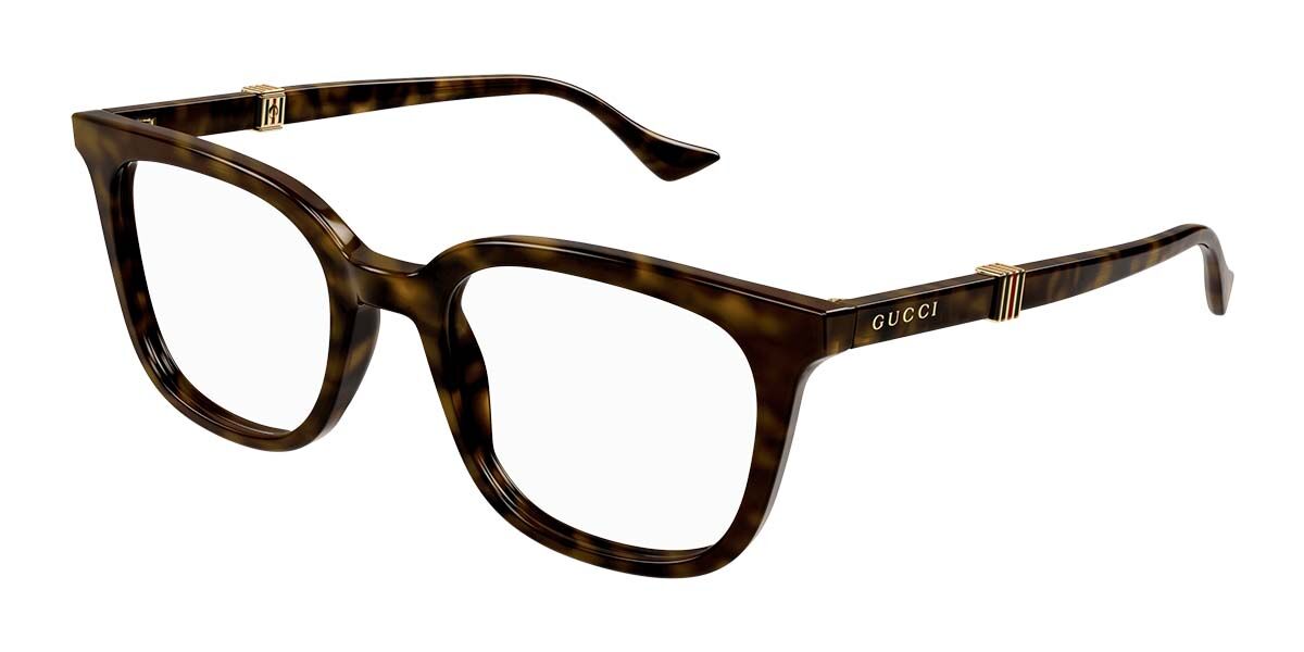 Image of Gucci GG1497O 006 Óculos de Grau Tortoiseshell Masculino BRLPT