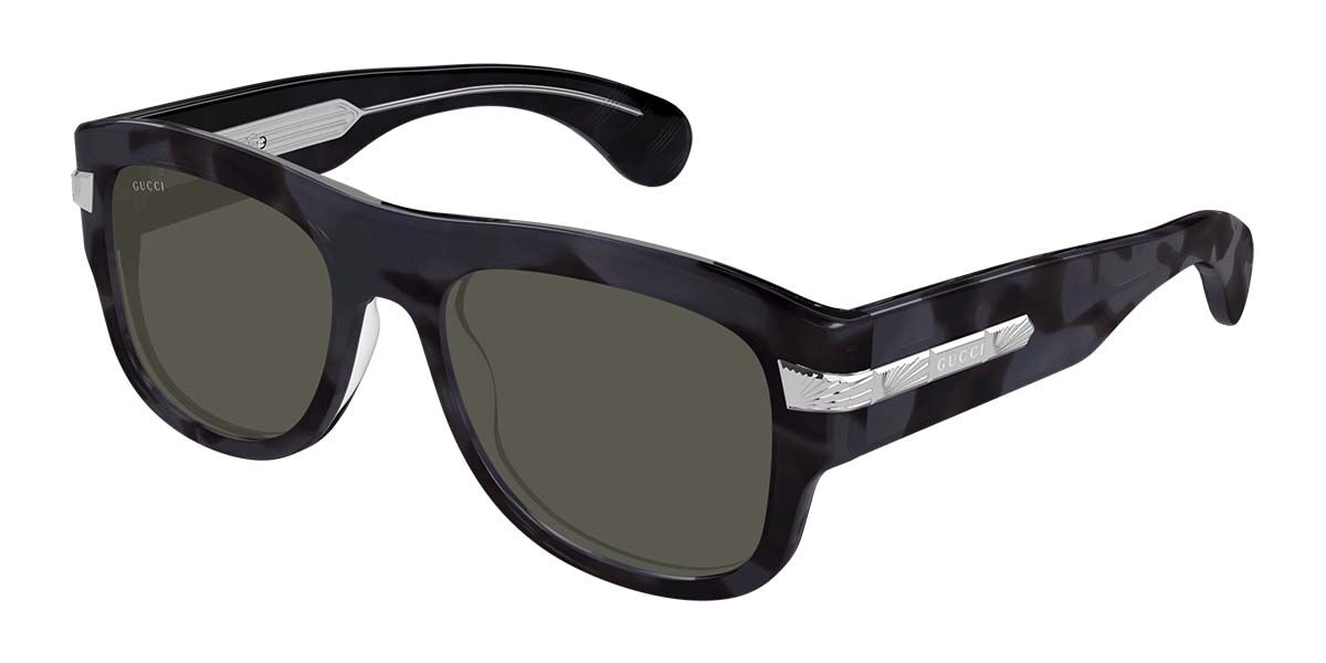 Image of Gucci GG1517S 007 Óculos de Sol Cinzas Masculino PRT