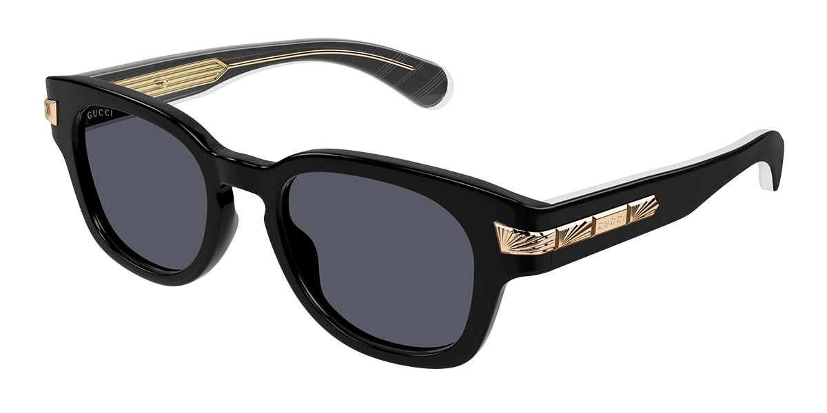 Image of Gucci GG1518S 001 Óculos de Sol Pretos Masculino PRT