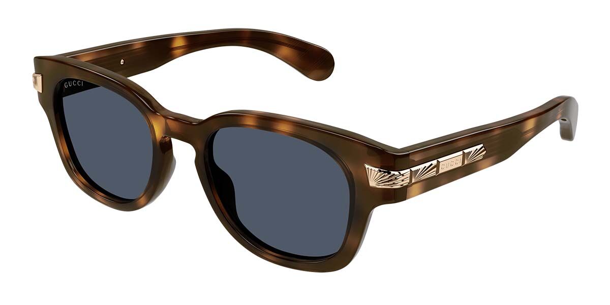 Image of Gucci GG1518S 002 51 Lunettes De Soleil Homme Tortoiseshell FR