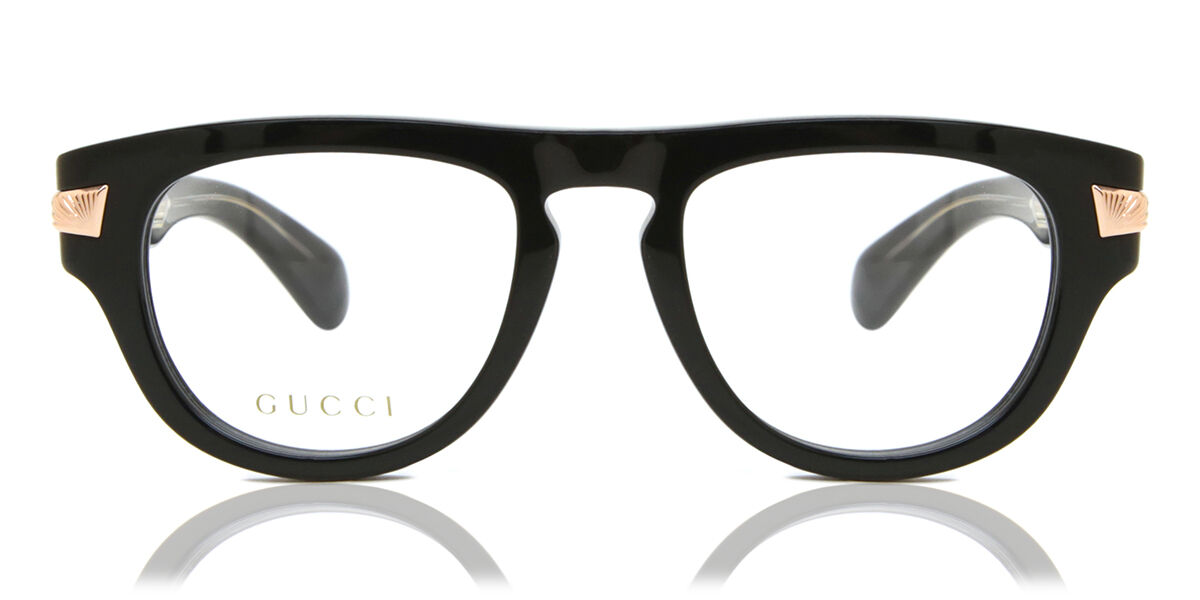 Image of Gucci GG1519O 001 Óculos de Grau Pretos Masculino PRT