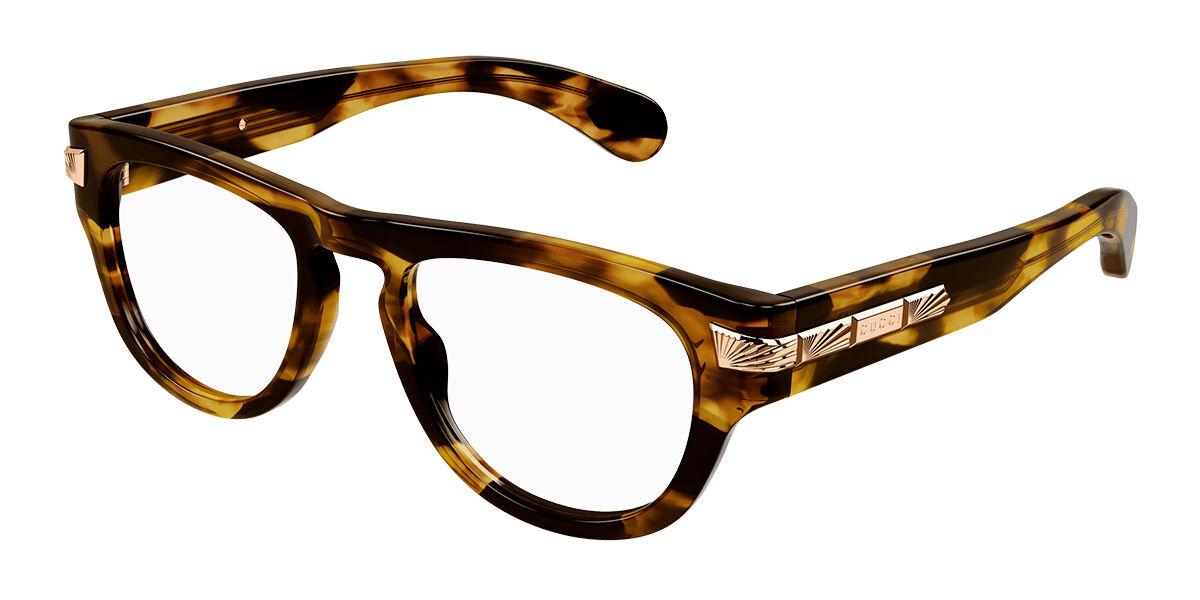 Image of Gucci GG1519O 002 Óculos de Grau Tortoiseshell Masculino BRLPT