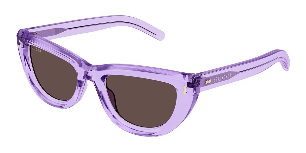 Image of Gucci GG1521S 004 51 Lunettes De Soleil Femme Purple FR