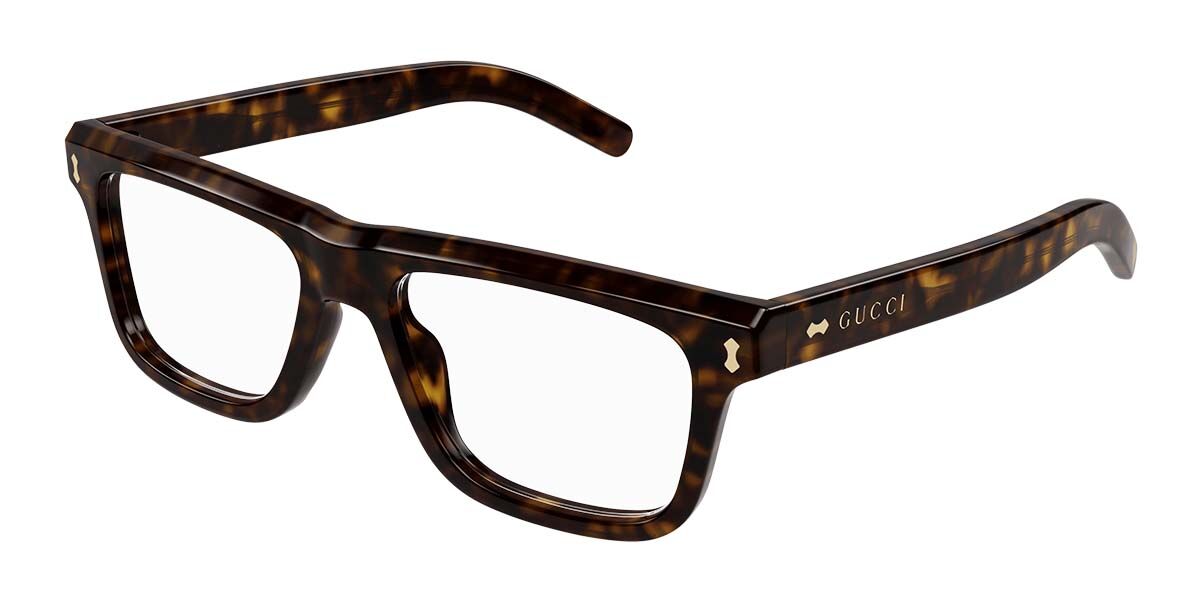 Image of Gucci GG1525O 002 Óculos de Grau Tortoiseshell Masculino BRLPT
