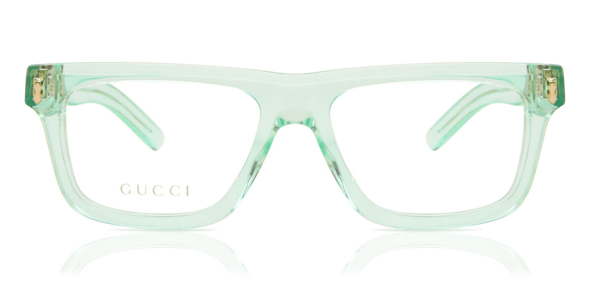 Image of Gucci GG1525O 004 Óculos de Grau Verdes Masculino BRLPT