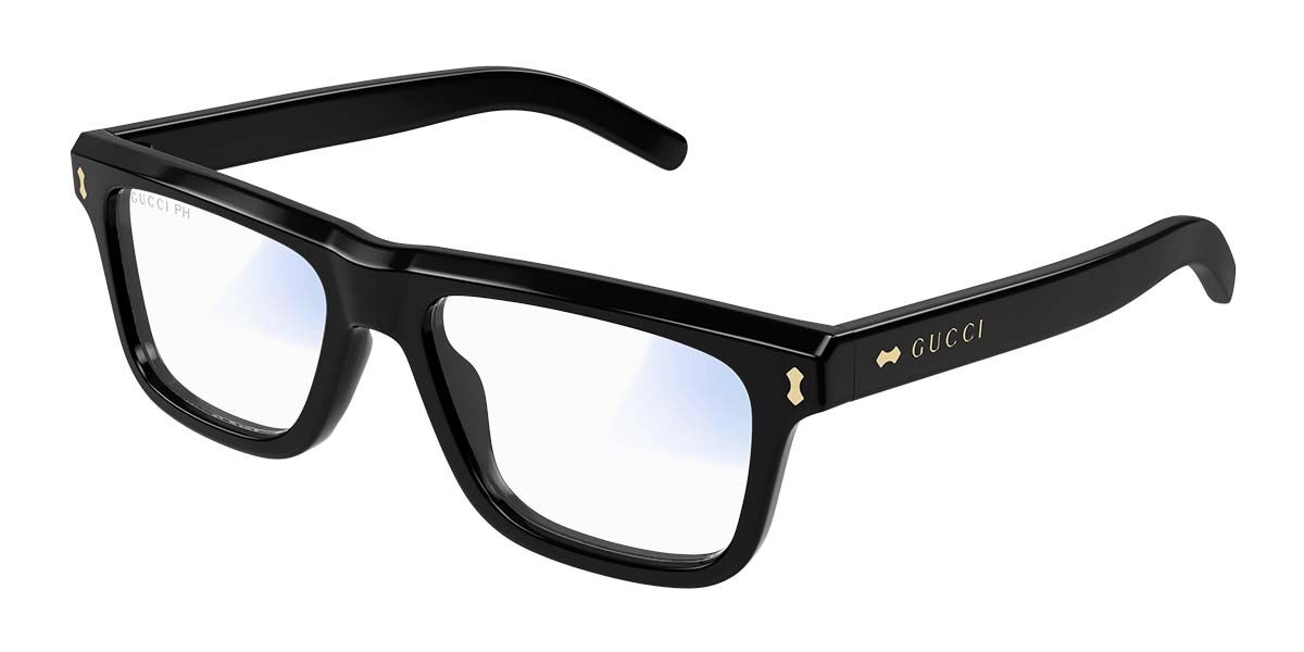 Image of Gucci GG1525S 001 Óculos de Grau Pretos Masculino PRT