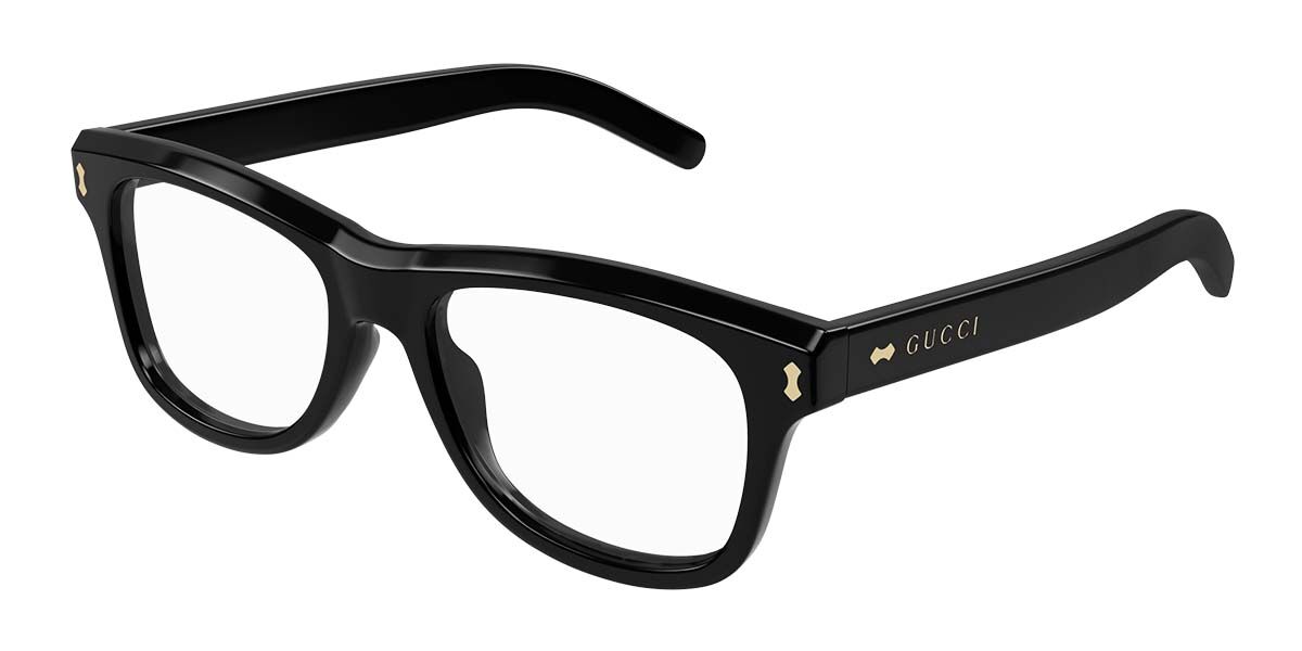 Image of Gucci GG1526O 001 Óculos de Grau Pretos Masculino PRT