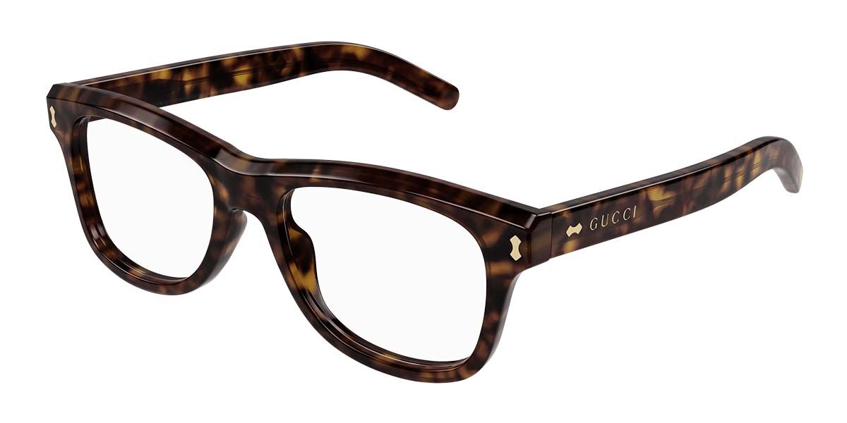 Image of Gucci GG1526O 006 Óculos de Grau Tortoiseshell Masculino BRLPT