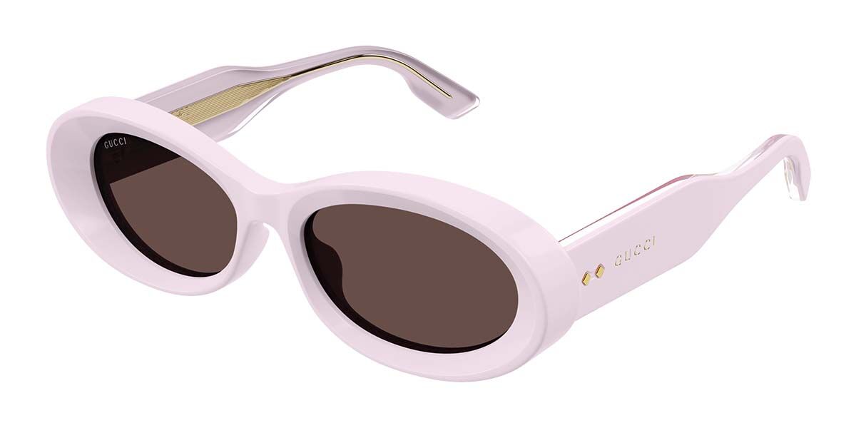 Image of Gucci GG1527S 003 54 Lunettes De Soleil Femme Roses FR