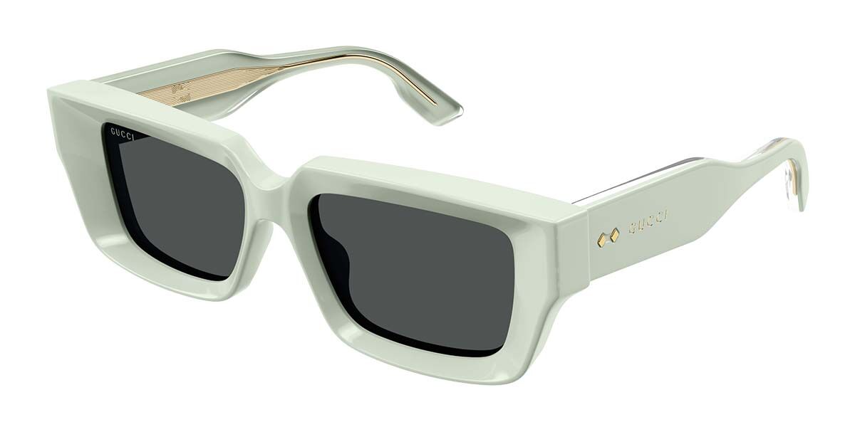 Image of Gucci GG1529S 003 54 Lunettes De Soleil Homme Vertes FR