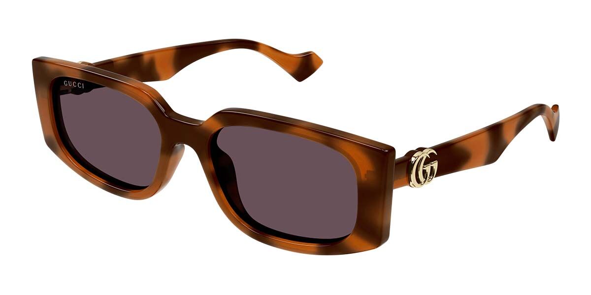 Image of Gucci GG1534S 006 55 Lunettes De Soleil Femme Tortoiseshell FR