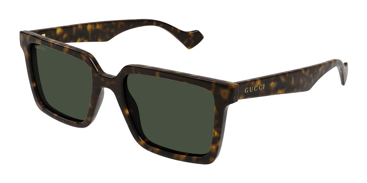 Image of Gucci GG1540S 002 55 Lunettes De Soleil Homme Tortoiseshell FR