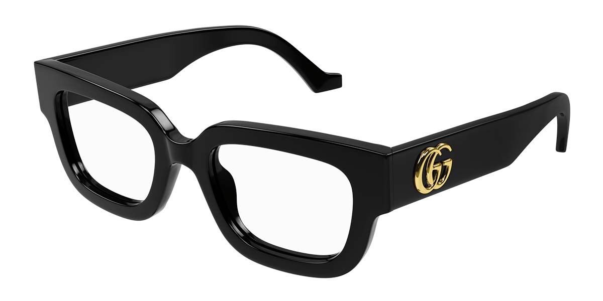 Image of Gucci GG1548O 001 Óculos de Grau Pretos Feminino BRLPT