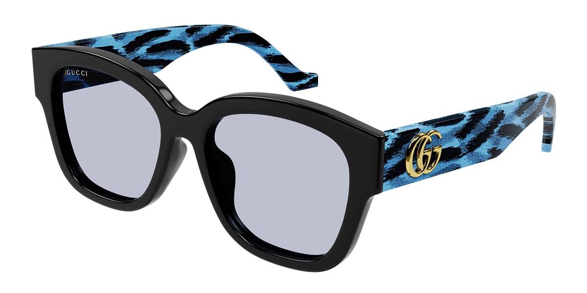 Image of Gucci GG1550SK Asian Fit 003 Óculos de Sol Pretos Feminino PRT