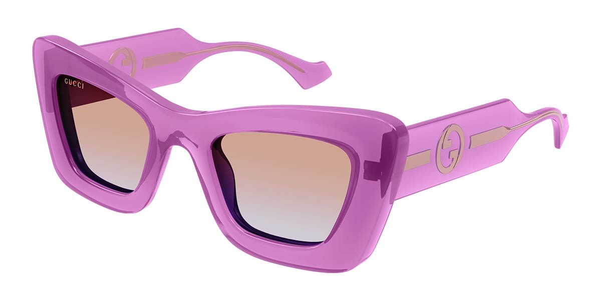 Image of Gucci GG1552S 003 Óculos de Sol Purple Feminino BRLPT