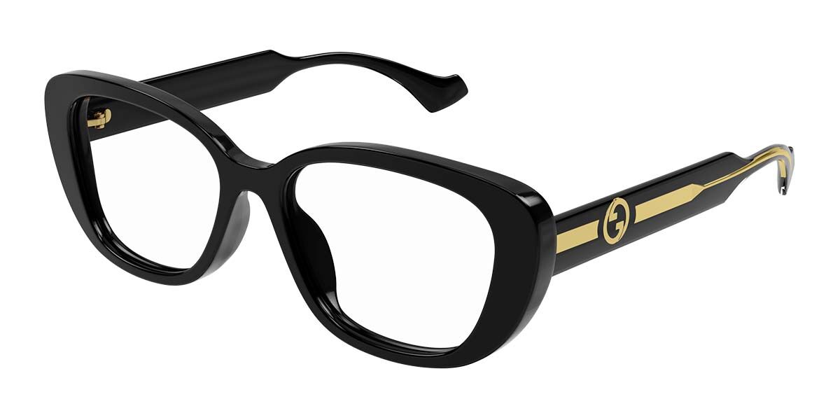 Image of Gucci GG1559OK Asian Fit 001 Óculos de Grau Pretos Feminino PRT