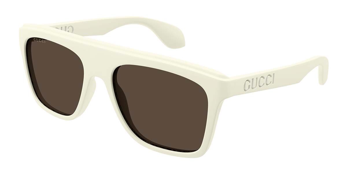 Image of Gucci GG1570S 003 Óculos de Sol Brancos Masculino BRLPT