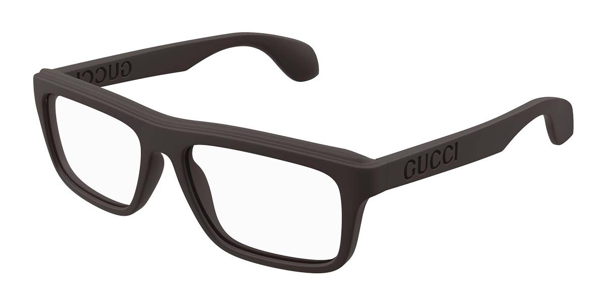 Image of Gucci GG1572O 003 Óculos de Grau Marrons Masculino BRLPT
