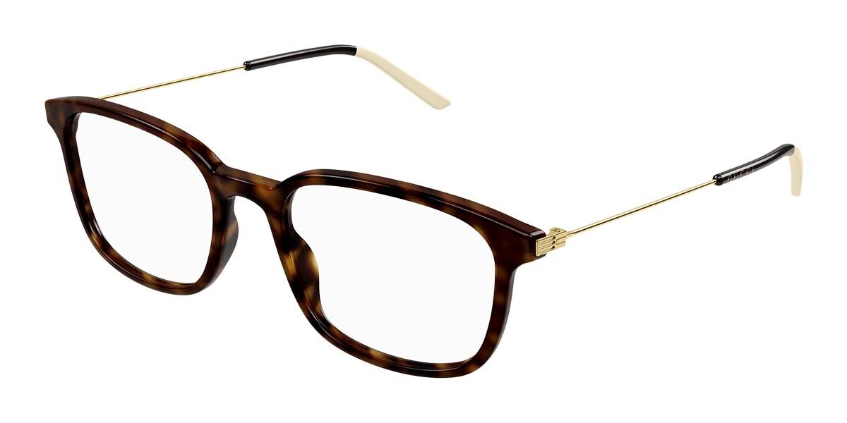 Image of Gucci GG1577O 002 Óculos de Grau Tortoiseshell Masculino BRLPT