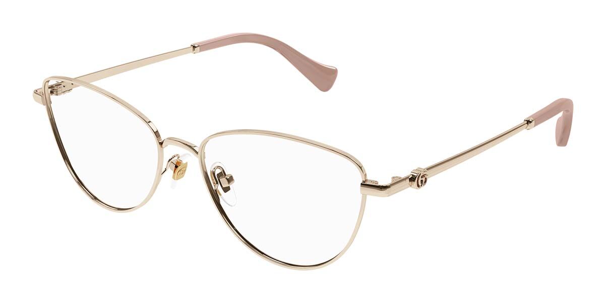 Image of Gucci GG1595O 002 Óculos de Grau Dourados Feminino PRT