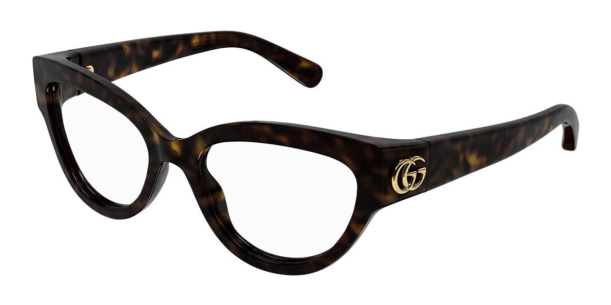 Image of Gucci GG1598O 002 51 Lunettes De Vue Femme Tortoiseshell (Seulement Monture) FR