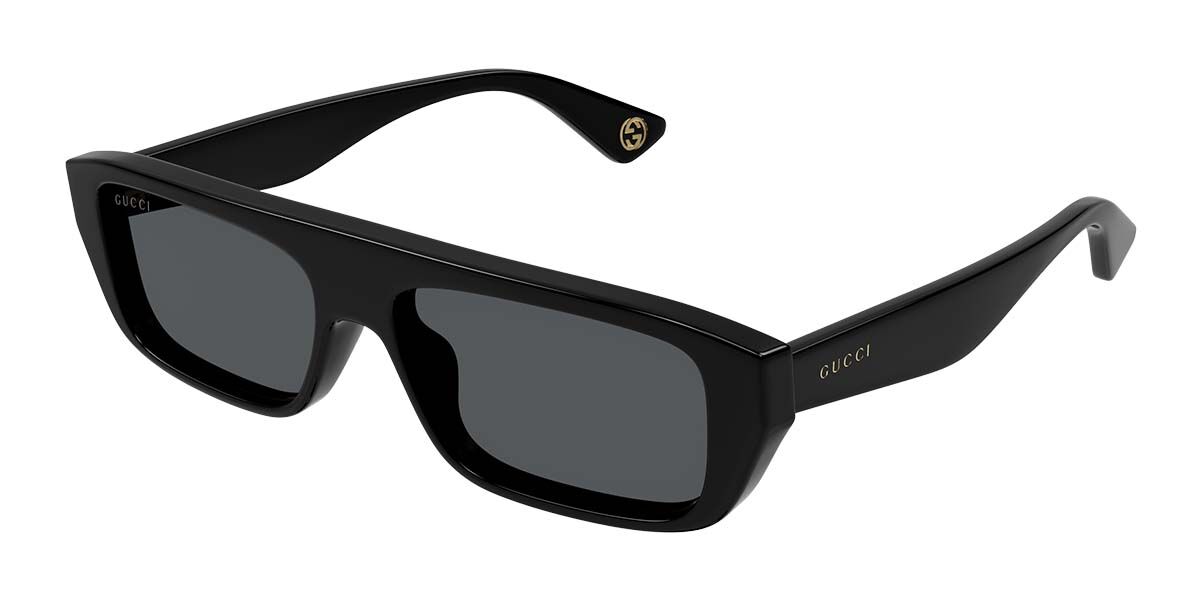 Image of Gucci GG1617S 001 56 Lunettes De Soleil Homme Noires FR