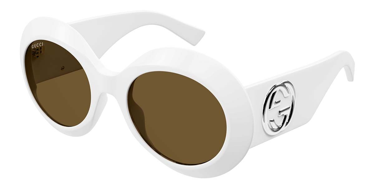 Image of Gucci GG1647S 003 Óculos de Sol Brancos Feminino PRT