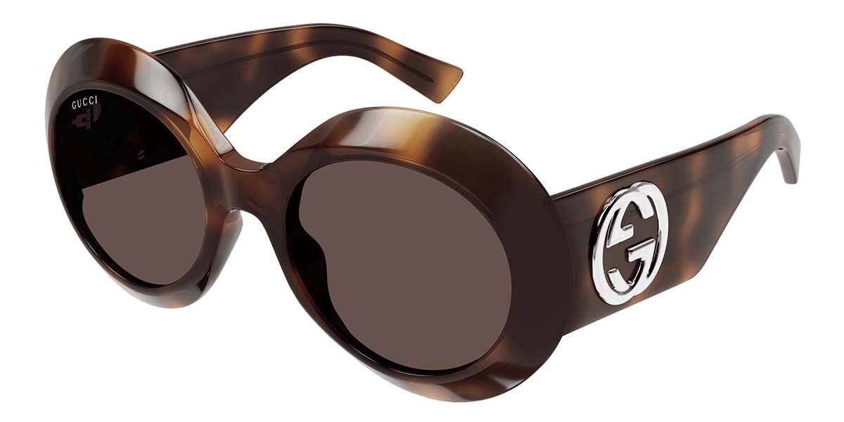 Image of Gucci GG1647S 009 Óculos de Sol Tortoiseshell Feminino BRLPT