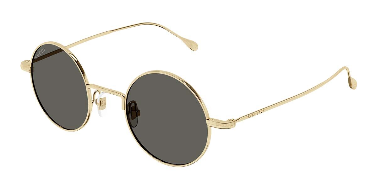 Image of Gucci GG1649S 007 44 Lunettes De Soleil Femme Dorées FR