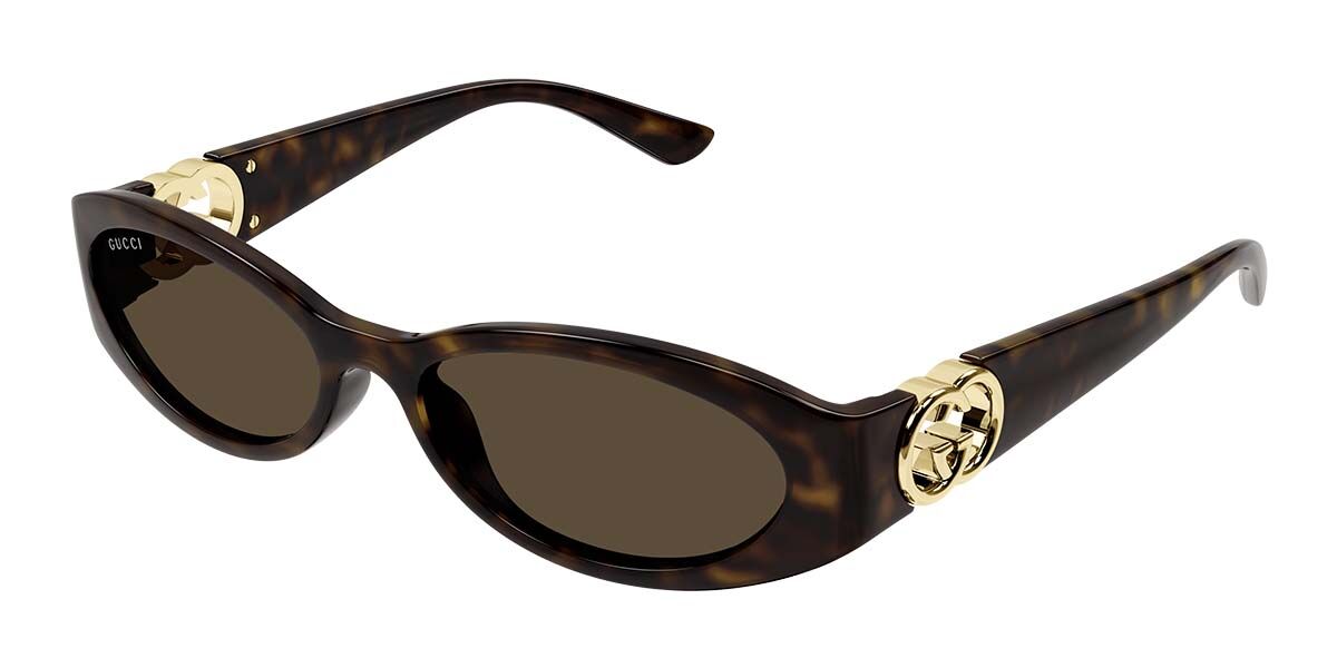 Image of Gucci GG1660S 002 Óculos de Sol Tortoiseshell Feminino BRLPT