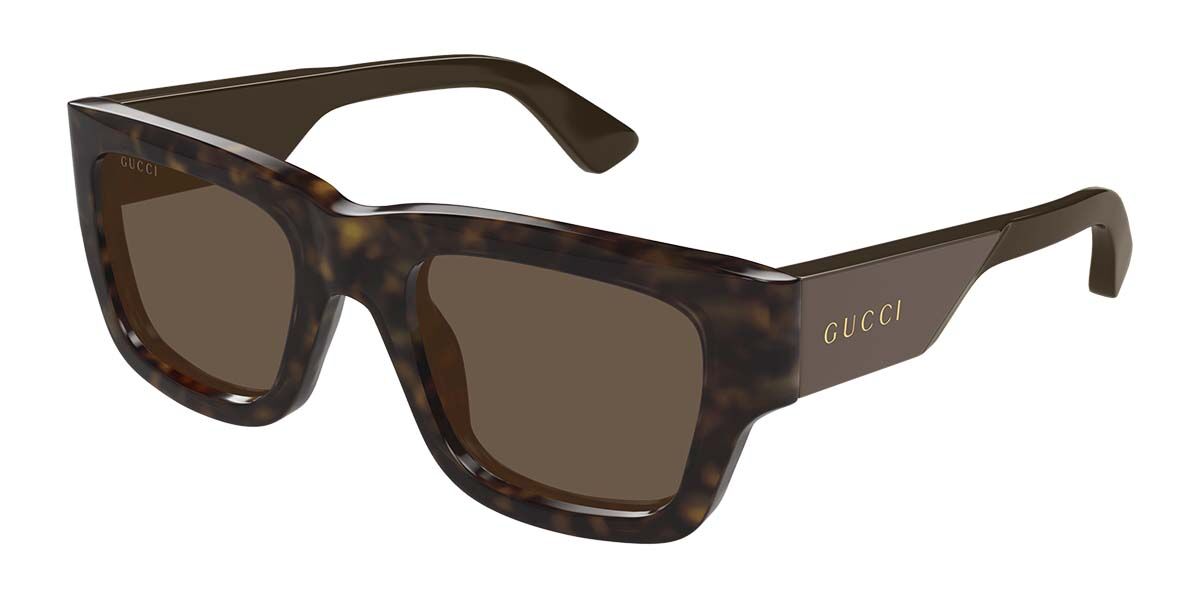 Image of Gucci GG1668S 005 Óculos de Sol Masculino Tortoiseshell BRLPT