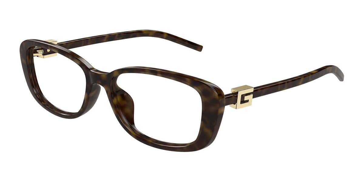 Image of Gucci GG1685OK Asian Fit 003 Óculos de Grau Tortoiseshell Feminino PRT