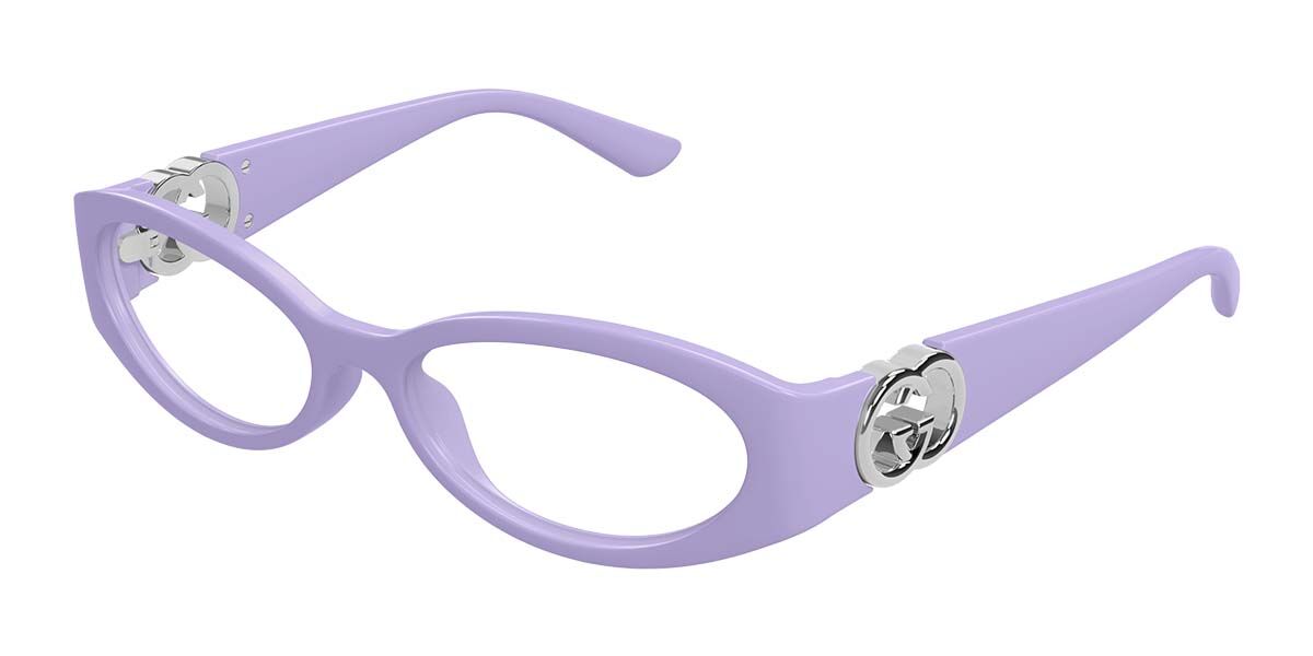 Image of Gucci GG1693O 003 Óculos de Grau Purple Feminino PRT