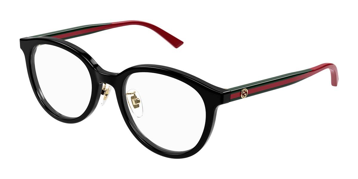 Image of Gucci GG1867OK Asian Fit 001 Óculos de Grau Pretos Feminino PRT