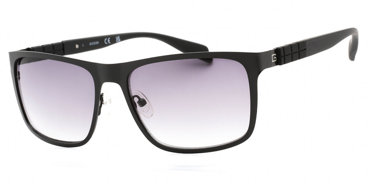 Image of Guess GF0169 02B 58 Lunettes De Soleil Homme Noires FR