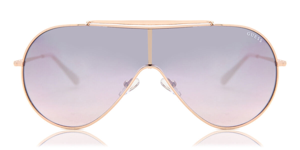 Image of Guess GF0370 28U 99 Lunettes De Soleil Femme Roses FR