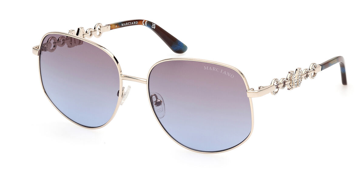 Image of Guess GM00003 32W 59 Lunettes De Soleil Femme Dorées FR