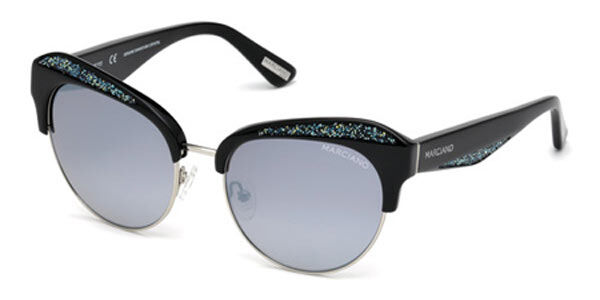 Image of Guess GM0777 01C 55 Lunettes De Soleil Femme Noires FR