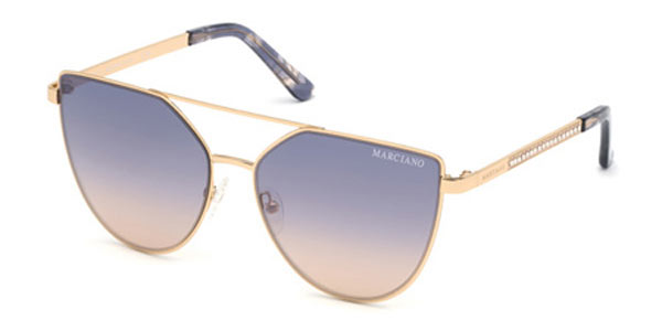 Image of Guess GM0778 28Z 59 Lunettes De Soleil Femme Dorées FR